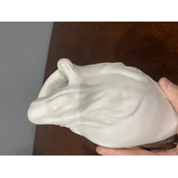 VTG VAN BRIGGLE Matte White LORELEI Art Pottery Vase 10.75"H SIGNED