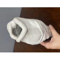 VTG VAN BRIGGLE Matte White LORELEI Art Pottery Vase 10.75"H SIGNED