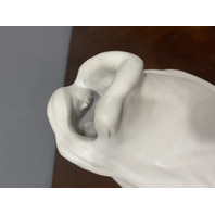 VTG VAN BRIGGLE Matte White LORELEI Art Pottery Vase 10.75"H SIGNED