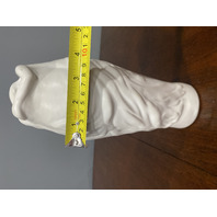 VTG VAN BRIGGLE Matte White LORELEI Art Pottery Vase 10.75"H SIGNED