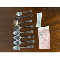 104 PIECE WMA ROGERS SILVER OVERLAID CHALICE ONEIDA LTD SILVERPLATE Flatware Set