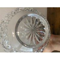 VTG WATERFORD Crystal GRANVILLE Centerpiece Bowl SIGNED 9.75"W HEAVY IRELAND