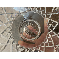 VTG WATERFORD Crystal GRANVILLE Centerpiece Bowl SIGNED 9.75"W HEAVY IRELAND