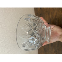 VTG WATERFORD Crystal GRANVILLE Centerpiece Bowl SIGNED 9.75"W HEAVY IRELAND