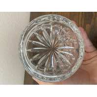 VTG PAIR OF WATERFORD Crystal LISMORE Lidded Biscuit Jars SIGNED, IRELAND