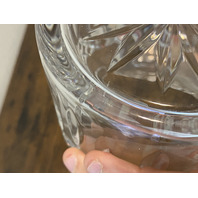 VTG PAIR OF WATERFORD Crystal LISMORE Lidded Biscuit Jars SIGNED, IRELAND