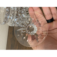 VTG PAIR OF WATERFORD Crystal LISMORE Lidded Biscuit Jars SIGNED, IRELAND