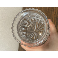 VTG PAIR OF WATERFORD Crystal LISMORE Lidded Biscuit Jars SIGNED, IRELAND