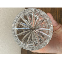 VTG PAIR OF WATERFORD Crystal LISMORE Lidded Biscuit Jars SIGNED, IRELAND