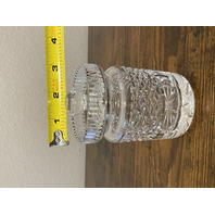 VTG WATERFORD Crystal CASTLEMAINE Condiment Jar W/Lid SIGNED 4.5"H