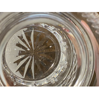 VTG WATERFORD Crystal CASTLEMAINE Condiment Jar W/Lid SIGNED 4.5"H