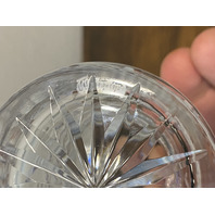 VTG WATERFORD Crystal CASTLEMAINE Condiment Jar W/Lid SIGNED 4.5"H