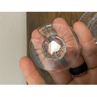 VTG WATERFORD Crystal CASTLEMAINE Condiment Jar W/Lid SIGNED 4.5"H