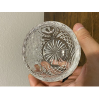 VTG Waterford 2001 Times Square HOPE FOR ABUNDANCE Votive/Bowl SIGNED 4"W