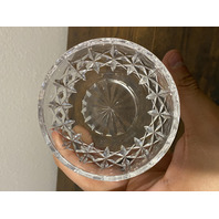 VTG Waterford Crystal ROSSLARE Cut Finger Bowl SIGNED 4"W