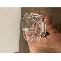 VTG Waterford Crystal Small Open Sugar Bowl SIGNED 3 1/8"W