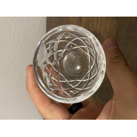 VTG Waterford Crystal Small Open Sugar Bowl SIGNED 3 1/8"W