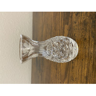 VTG WATERFORD Crystal GLANDORE Violet Small Vase, SIGNED 4"H RETIRED