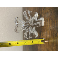 VTG WATERFORD Crystal 3-Leaf Clover/Shamrock Figurine 4 1/8"H SIGNED