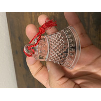 1993 WATERFORD Crystal Bell Christmas Ornament W/Box 2.5" x 3"
