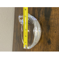 VTG STEUBEN Crystal Snail Scroll Olive Bowl By John Dreves 5"W SIGNED