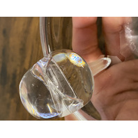 VTG STEUBEN Crystal Snail Scroll Olive Bowl By John Dreves 5"W SIGNED