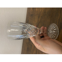 PAIR Of WATERFORD Crystal ARAGLIN Fluted Champagne Glasses 8 3/8"H, SIGNED