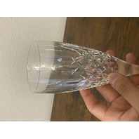 PAIR Of WATERFORD Crystal ARAGLIN Fluted Champagne Glasses 8 3/8"H, SIGNED