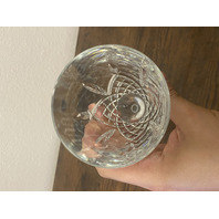 PAIR Of WATERFORD Crystal ARAGLIN Fluted Champagne Glasses 8 3/8"H, SIGNED