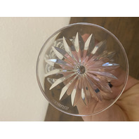 PAIR Of WATERFORD Crystal ARAGLIN Fluted Champagne Glasses 8 3/8"H, SIGNED