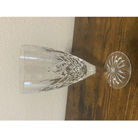 PAIR Of WATERFORD Crystal ARAGLIN Fluted Champagne Glasses 8 3/8"H, SIGNED