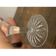 PAIR Of WATERFORD Crystal ARAGLIN Fluted Champagne Glasses 8 3/8"H, SIGNED