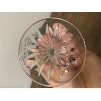 PAIR Of WATERFORD Crystal ARAGLIN Fluted Champagne Glasses 8 3/8"H, SIGNED