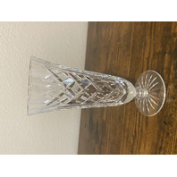 VTG WATERFORD Crystal KILBARRY Cut Footed Flower Vase SIGNED 7"H