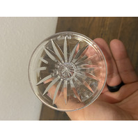 VTG WATERFORD Crystal KILBARRY Cut Footed Flower Vase SIGNED 7"H