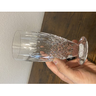 VTG WATERFORD Crystal COLLEEN SHORT STEM ICED TEA GLASS SIGNED 6 3/8"H