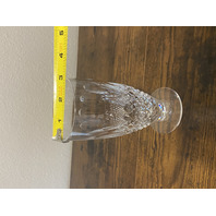VTG WATERFORD Crystal COLLEEN SHORT STEM ICED TEA GLASS SIGNED 6 3/8"H
