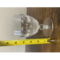VTG WATERFORD Crystal COLLEEN Short Stem Water Goblet SIGNED 5.25"H