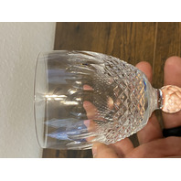 VTG WATERFORD Crystal COLLEEN Short Stem Water Goblet SIGNED 5.25"H