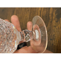 VTG WATERFORD Crystal COLLEEN Short Stem Water Goblet SIGNED 5.25"H