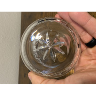 2 MICHAEL VEREKER EVENT SIGNED WATERFORD Crystal LISMORE ROLY POLY Glasses 3.5"H