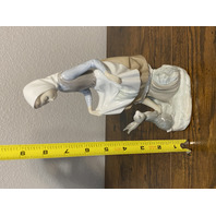 VTG LLADRO RABBITS FOOD Glossy Porcelain Figurine #4826 W/BOX 9"H SPAIN