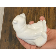 VTG LLADRO SEATED POLAR BEAR Glossy Porcelain Figurine #1209 W/BOX 3.75"L