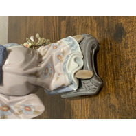 VTG LLADRO MICHIKO Glossy Geisha Porcelain Figurine W/BOX #1447 8.5"H, SPAIN