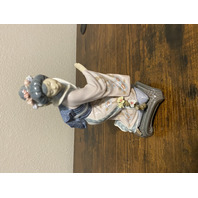 VTG LLADRO MICHIKO Glossy Geisha Porcelain Figurine W/BOX #1447 8.5"H, SPAIN