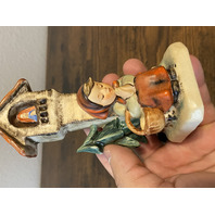 RARE DOUBLE STAMP VTG Goebel Hummel WORSHIP Figurine #84 5.5"H TMK2 FULL BEE