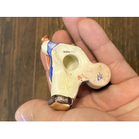 VTG Goebel Hummel ANGEL WITH LUTE Figurine Candle Holder 2.5"H Germany TMK2