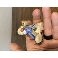 VTG Goebel Hummel ANGEL WITH LUTE Figurine Candle Holder 2.5"H Germany TMK2