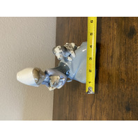 VTG LLADRO LITTLE FRISKIES Glossy Porcelain Figurine #5032 W/BOX 6.75"H