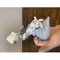 VTG LLADRO LITTLE FRISKIES Glossy Porcelain Figurine #5032 W/BOX 6.75"H